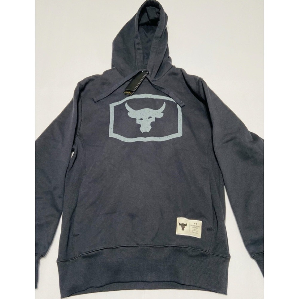 Under Armour Project Rock Black Hoodie Sweater Men's Size Small 1346067 $80